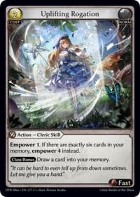 Uplifting Rogation - Distorted Reflections Alter Edition - Grand Archive TCG card