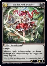 Yonder Aetherseeker - Distorted Reflections Alter Edition - Grand Archive TCG card