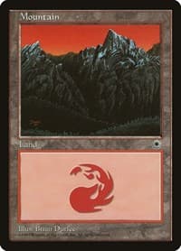 Mountain (Middle Chasm) - Portal - Magic: The Gathering card