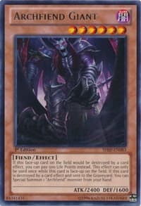 Archfiend Giant - Shadow Specters - YuGiOh card
