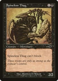 Spineless Thug - Nemesis - Magic: The Gathering card