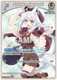 Shirakami Fubuki (U) (hSD14-007) - SD14: Live Start Deck: Shirakami Fubuki - Hololive card