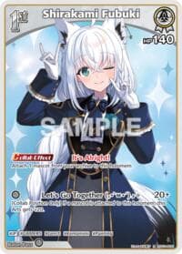 Shirakami Fubuki (R) - SD14: Live Start Deck: Shirakami Fubuki - Hololive card