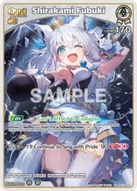 Shirakami Fubuki (RR) - SD14: Live Start Deck: Shirakami Fubuki - Hololive card