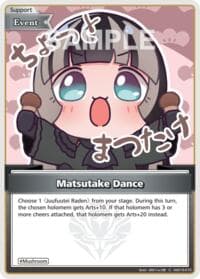 Matsutake Dance (C) - SD15: Live Start Deck: Juufuutei Raden - Hololive card