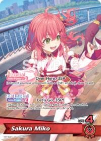 Sakura Miko (OC) - SD16: Live Start Deck: Sakura Miko - Hololive card