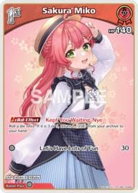 Sakura Miko (R) - SD16: Live Start Deck: Sakura Miko - Hololive card