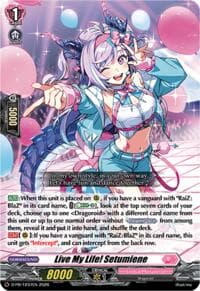 Live My Life! Setumiene - D Promo Cards - Cardfight Vanguard card
