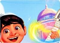 Hyperia City Puzzle Insert (Top Middle) - Hyperia City - Disney Lorcana card