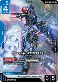 Gundam GP01Fb - Stardust Trails - Gundam Card Game card