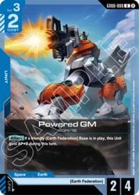 Powered GM - Stardust Trails - Gundam Card Game card