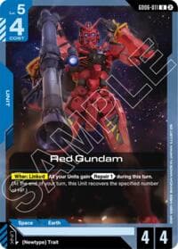 Red Gundam - Stardust Trails - Gundam Card Game card