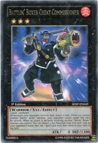 Battlin' Boxer Cheat Commissioner - Shadow Specters - YuGiOh card