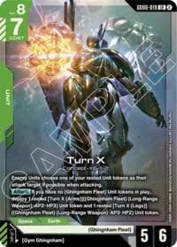 Turn X - Stardust Trails - Gundam Card Game card