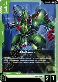 Galluss J - Stardust Trails - Gundam Card Game card