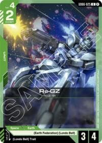 Re-GZ - Stardust Trails - Gundam Card Game card