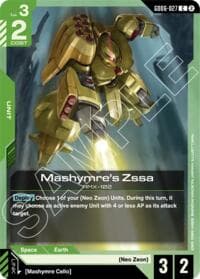 Mashymre's Zssa - Stardust Trails - Gundam Card Game card