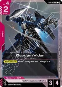 Gundam Vidar - Stardust Trails - Gundam Card Game card