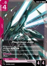 Reginlaze Julia - Stardust Trails - Gundam Card Game card
