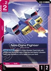 Neo Core Fighter - Stardust Trails - Gundam Card Game card