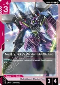 Neo Lorrnoke's Windam (Jet Striker) - Stardust Trails - Gundam Card Game card
