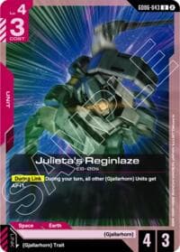Julieta's Reginlaze - Stardust Trails - Gundam Card Game card