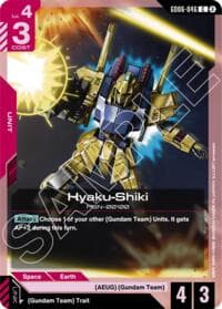 Hyaku-Shiki - Stardust Trails - Gundam Card Game card