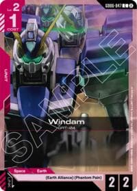 Windam - Stardust Trails - Gundam Card Game card