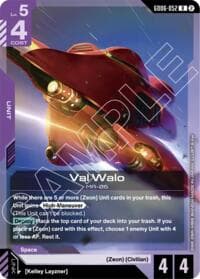 Val Walo - Stardust Trails - Gundam Card Game card