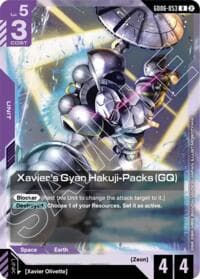 Xavier's Gyan Hakuji-Packs (GQ) - Stardust Trails - Gundam Card Game card