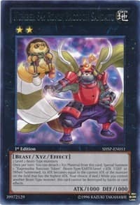 Number 64: Ronin Raccoon Sandayu - Shadow Specters - YuGiOh card