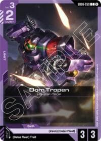 Dom Tropen - Stardust Trails - Gundam Card Game card