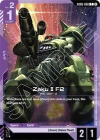 Zaku II F2 - Stardust Trails - Gundam Card Game card