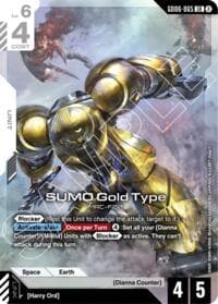 SUMO Gold Type - Stardust Trails - Gundam Card Game card