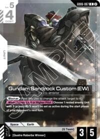 Gundam Sandrock Custom (EW) - Stardust Trails - Gundam Card Game card