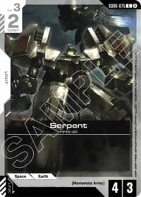 Serpent - Stardust Trails - Gundam Card Game card