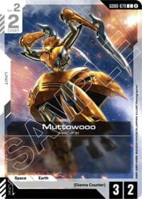 Muttowooo - Stardust Trails - Gundam Card Game card