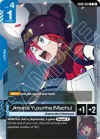 Amate Yuzuriha (Machu) - Stardust Trails - Gundam Card Game card
