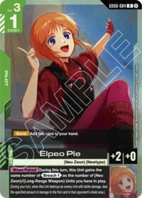 Elpeo Ple - Stardust Trails - Gundam Card Game card