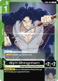 Gym Ghingnham - Stardust Trails - Gundam Card Game card