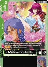Mashymre Cello - Stardust Trails - Gundam Card Game card