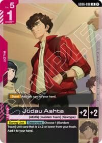 Judau Ashta - Stardust Trails - Gundam Card Game card