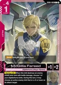 McGillis Fareed - Stardust Trails - Gundam Card Game card