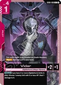 Vidar - Stardust Trails - Gundam Card Game card