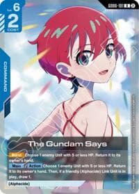 The Gundam Says - Stardust Trails - Gundam Card Game card