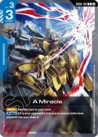 A Miracle - Stardust Trails - Gundam Card Game card