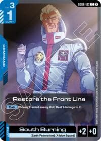 Restore the Front Line - Stardust Trails - Gundam Card Game card