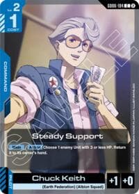 Steady Support - Stardust Trails - Gundam Card Game card