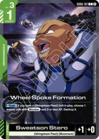 Wheel Spoke Formation - Stardust Trails - Gundam Card Game card
