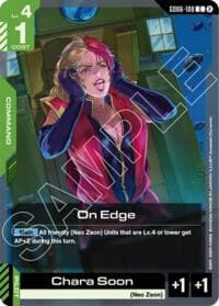 On Edge - Stardust Trails - Gundam Card Game card